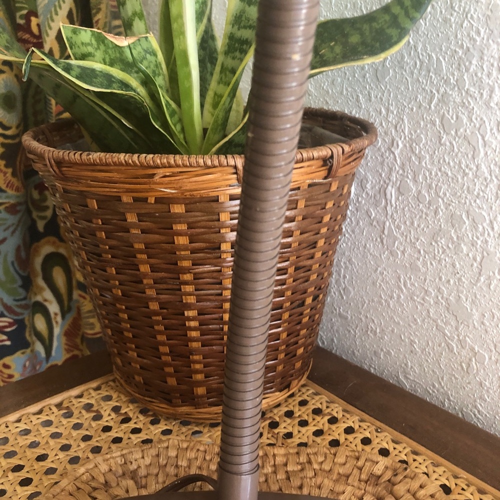 Industrial MCM Gooseneck Brown Table Lamp - Picture 12 of 14